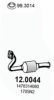 ASSO 12.0044 Catalytic Converter